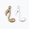 Zinc Alloy Music Note Charm Pendant No.081501 for DIY Necklace Bracelet Jewelry Making view 4
