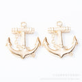 Zinc Alloy Anchor Charm Pendant No.673384 for DIY Necklace Bracelet Jewelry Making view 3