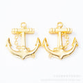 Zinc Alloy Anchor Charm Pendant No.673384 for DIY Necklace Bracelet Jewelry Making view 2