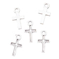 Zinc Alloy Cross Charm Pendant No.689879 for DIY Necklace Bracelet Jewelry Making view 3