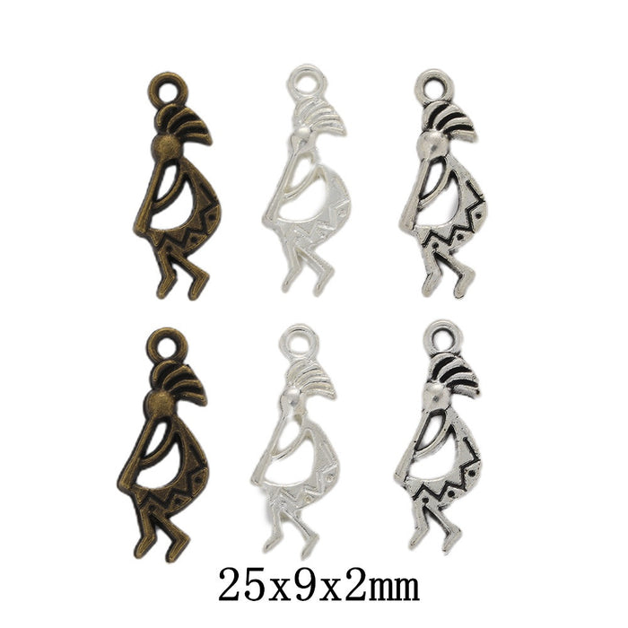Zinc Alloy Human Figure Charm Pendant for DIY Necklace Bracelet Jewelry Making