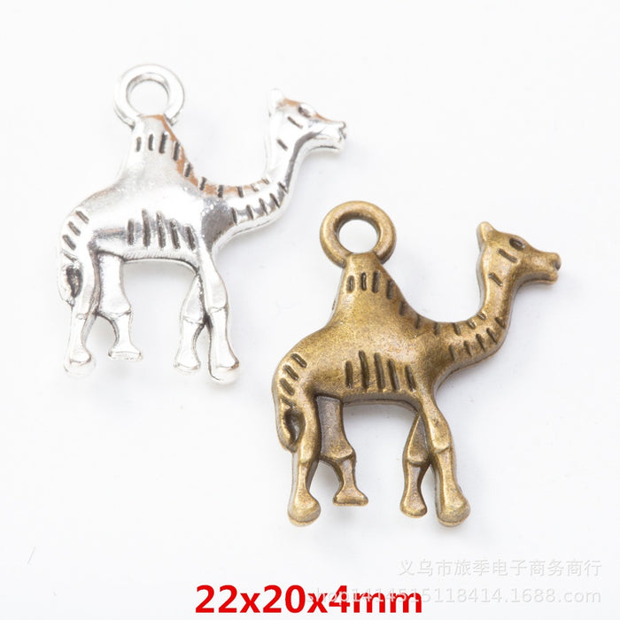 Zinc Alloy Camel Charm Pendant No.697001 for DIY Necklace Bracelet Jewelry Making