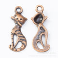 Zinc Alloy Cat Charm Pendant No.697305 for DIY Necklace Bracelet Jewelry Making view 4