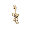 Zinc Alloy Music Note Charm Pendant No.782233 for DIY Necklace Bracelet Jewelry Making view 4
