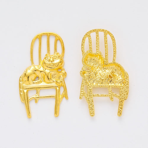 Zinc Alloy Cat Charm Pendant No.152544 for DIY Necklace Bracelet Jewelry Making