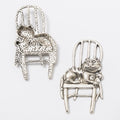 Zinc Alloy Cat Charm Pendant No.152544 for DIY Necklace Bracelet Jewelry Making view 4