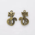Zinc Alloy Cat Charm Pendant No.200792 for DIY Necklace Bracelet Jewelry Making view 4