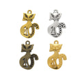 Zinc Alloy Cat Charm Pendant No.200792 for DIY Necklace Bracelet Jewelry Making view 5