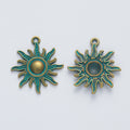 Zinc Alloy Sun Charm Pendant No.076544 for DIY Necklace Bracelet Jewelry Making view 5