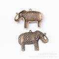 Zinc Alloy Elephant Charm Pendant No.329085 for DIY Necklace Bracelet Jewelry Making view 3