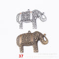 Zinc Alloy Elephant Charm Pendant No.329085 for DIY Necklace Bracelet Jewelry Making view 1