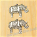 Zinc Alloy Elephant Charm Pendant No.329085 for DIY Necklace Bracelet Jewelry Making view 4