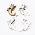 Zinc Alloy Dolphin Charm Pendant No.401438 for DIY Necklace Bracelet Jewelry Making view 4
