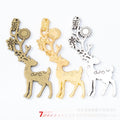Zinc Alloy Deer Charm Pendant No.553162 for DIY Necklace Bracelet Jewelry Making view 1