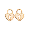 Zinc Alloy Heart Lock Charm Pendant No.832219 for DIY Necklace Bracelet Jewelry Making view 3