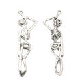 Zinc Alloy Skeleton Charm Pendant No.913414 for DIY Necklace Bracelet Jewelry Making view 2