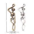 Zinc Alloy Skeleton Charm Pendant No.913414 for DIY Necklace Bracelet Jewelry Making view 1