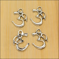 Silver Zinc Alloy 3D Shape Charm Pendant for DIY Necklace Bracelet Jewelry Making view 3