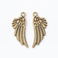 Zinc Alloy Wing Charm Pendant No.481946 for DIY Necklace Bracelet Jewelry Making view 2