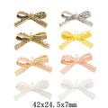 Zinc Alloy Bow Charm Pendant No.673698 for DIY Necklace Bracelet Jewelry Making view 1