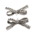 Zinc Alloy Bow Charm Pendant No.673698 for DIY Necklace Bracelet Jewelry Making view 3