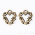 Zinc Alloy Heart Charm Pendant No.079994 for DIY Necklace Bracelet Jewelry Making view 4