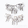 Zinc Alloy Elephant Charm Pendant No.264472 for DIY Necklace Bracelet Jewelry Making view 3