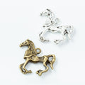 Zinc Alloy Horse Charm Pendant No.128302 for DIY Necklace Bracelet Jewelry Making view 1