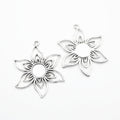 10mm Zinc Alloy Sunflower Charm Pendant for DIY Necklace Bracelet Jewelry Making view 3