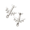 Zinc Alloy Airplane Charm Pendant No.056446 for DIY Necklace Bracelet Jewelry Making view 2