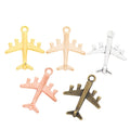 Zinc Alloy Airplane Charm Pendant No.056446 for DIY Necklace Bracelet Jewelry Making view 5