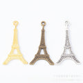 Zinc Alloy Eiffel Tower Charm Pendant No.829247 for DIY Necklace Bracelet Jewelry Making view 1