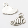 Zinc Alloy Hat Charm Pendant No.580420 for DIY Necklace Bracelet Jewelry Making view 2