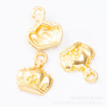 Zinc Alloy Crown Charm Pendant No.781139 for DIY Necklace Bracelet Jewelry Making view 2
