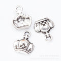 Zinc Alloy Crown Charm Pendant No.781139 for DIY Necklace Bracelet Jewelry Making view 4