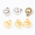 Zinc Alloy Heart Charm Pendant No.086053 for DIY Necklace Bracelet Jewelry Making view 5