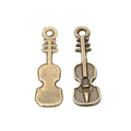 Zinc Alloy Guitar Charm Pendant No.897291 for DIY Necklace Bracelet Jewelry Making view 2