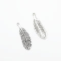 Zinc Alloy Leaf Charm Pendant No.380984 for DIY Necklace Bracelet Jewelry Making view 3