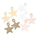 Zinc Alloy Five Point Star Charm Pendant No.440783 for DIY Necklace Bracelet Jewelry Making view 5