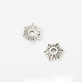 Floral Bead Cap Metal Jewelry Components in 10 Distinct Finishes view 6