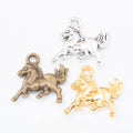 Zinc Alloy Horse Charm Pendant No.479285 for DIY Necklace Bracelet Jewelry Making view 1