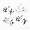 Zinc Alloy Dove Charm Pendant No.755057 for DIY Necklace Bracelet Jewelry Making view 3