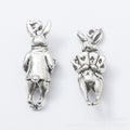 Zinc Alloy Rabbit Charm Pendant No.406372 for DIY Necklace Bracelet Jewelry Making view 3