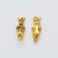 Zinc Alloy Rabbit Charm Pendant No.406372 for DIY Necklace Bracelet Jewelry Making view 4