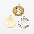 Zinc Alloy Angel Charm Pendant No.238621 for DIY Necklace Bracelet Jewelry Making view 1