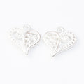 Zinc Alloy Heart Charm Pendant No.091160 for DIY Necklace Bracelet Jewelry Making view 4