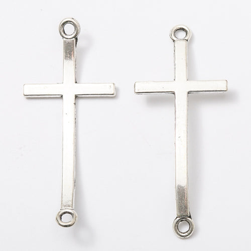 Zinc Alloy Cross Charm Pendant No.322105 for DIY Necklace Bracelet Jewelry Making