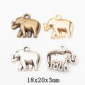 Zinc Alloy Elephant Charm Pendant No.306080 for DIY Necklace Bracelet Jewelry Making view 1