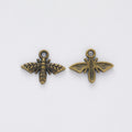 Zinc Alloy Bee Charm Pendant No.931449 for DIY Necklace Bracelet Jewelry Making view 2