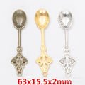 Zinc Alloy Spoon Charm Pendant No.125630 for DIY Necklace Bracelet Jewelry Making view 1